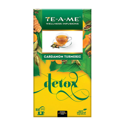 Teame Cardamom Turmeric Detox Infusion Bags TrueCure