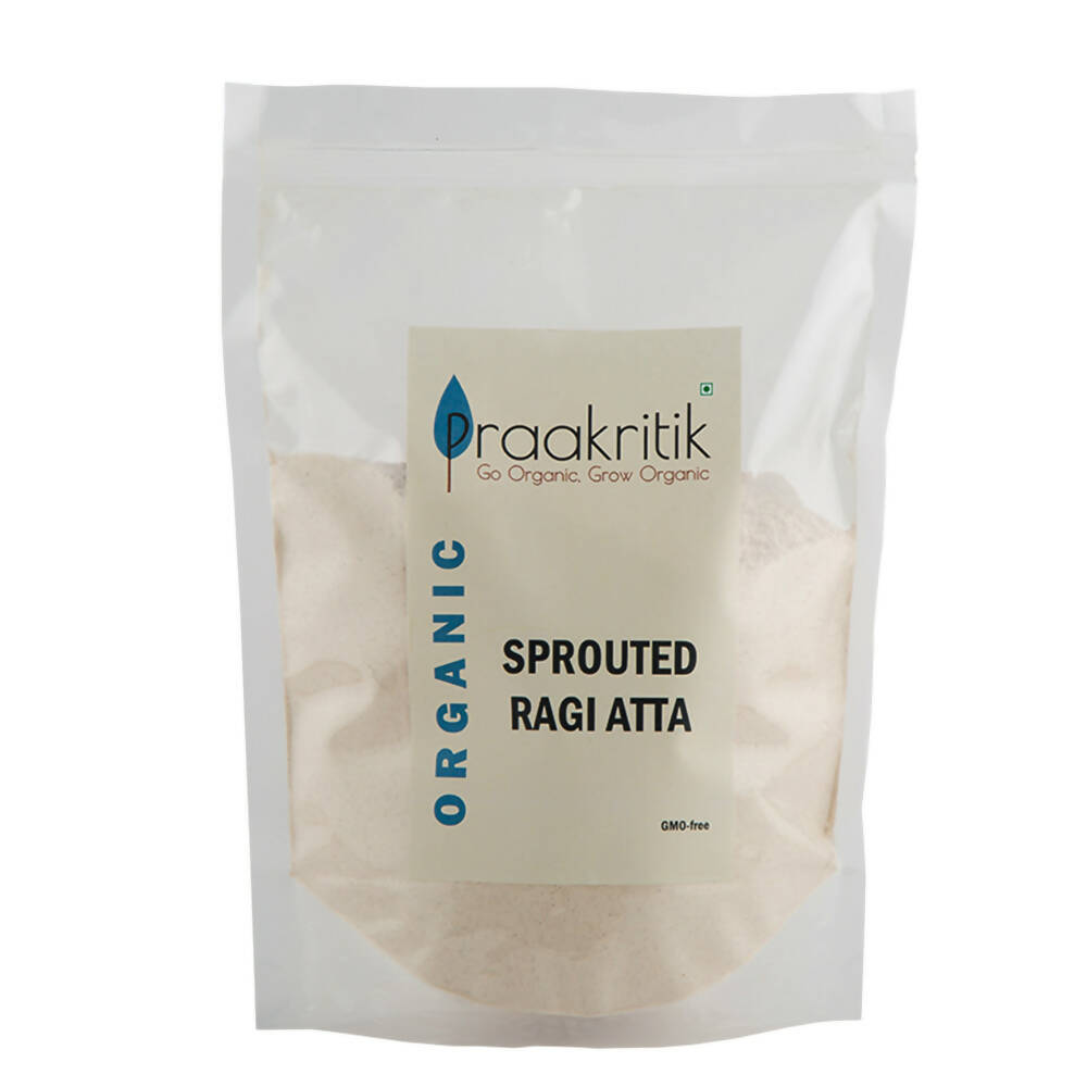 Praakritik Organic Sprouted Ragi Atta 