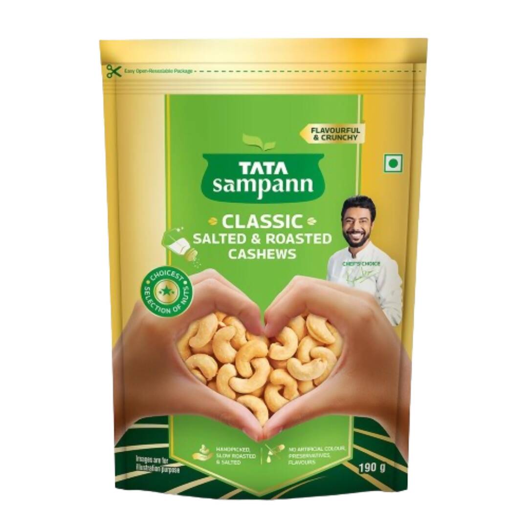 Tata Sampann Classic Salted & Roasted Cashews