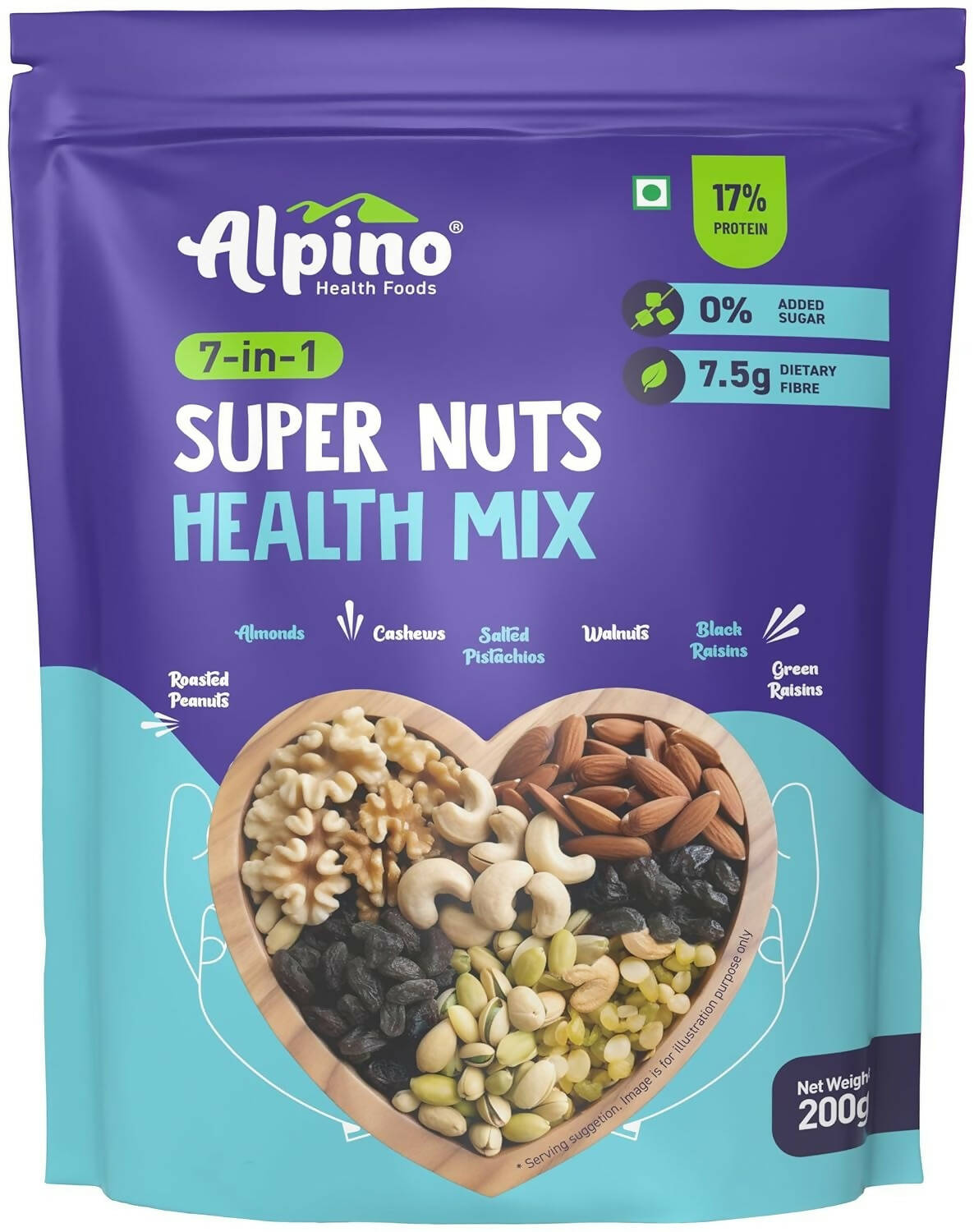 Alpino 7-in-1 Super Nuts Health Trial Mix TrueCure