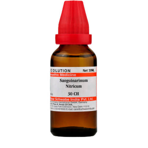 Dr. Willmar Schwabe India Sanguinarinum Nitricum Dilution  