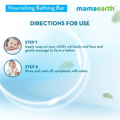 Mamaearth Nourishing Bathing Bar Soap For Kids  ( Pack of 5)