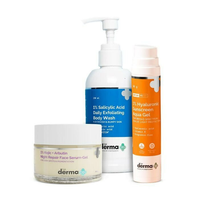 The Derma Co Glowing & Smooth Skincare Kit - Drmedicart