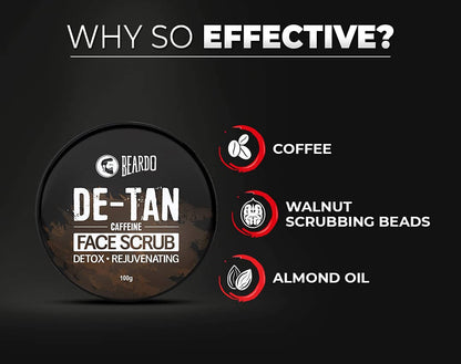 Beardo De-Tan Caffeine Face Scrub