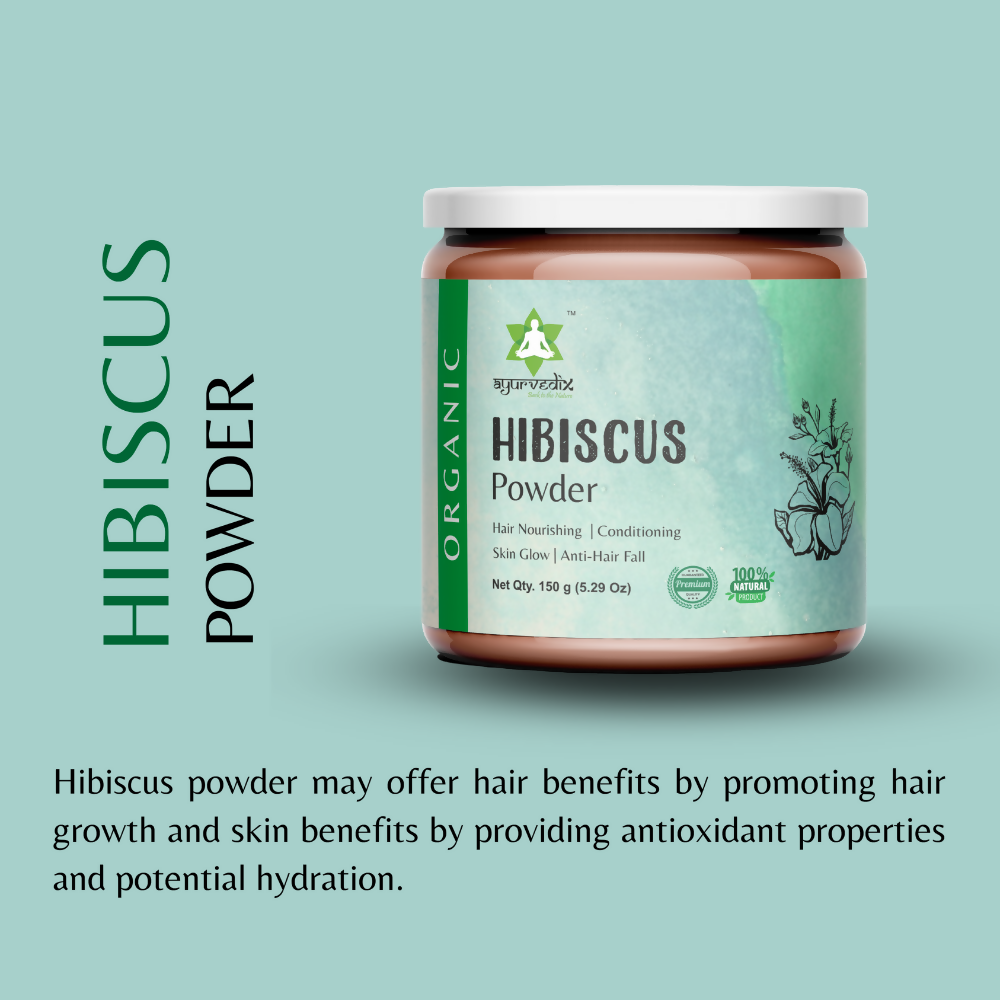 Ayurvedix Organic Hibiscus Flower Powder