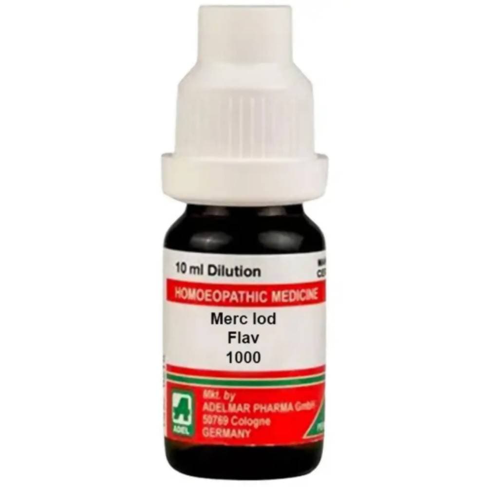 Adel Homeopathy Merc Iod Flav Dilution