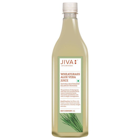 Jiva Ayurveda Wheatgrass Aloe Vera Juice 