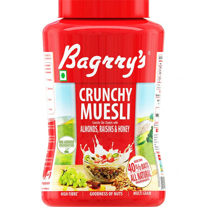 Bagrry's Crunchy Muesli Almonds, Raisins & Honey TrueCure