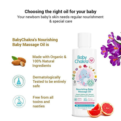 BabyChakra Nourishing Baby Massage Oil