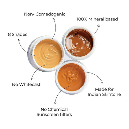 The Harkoi Mineral Matte Sunscreen - SPF 35 - Shade #3