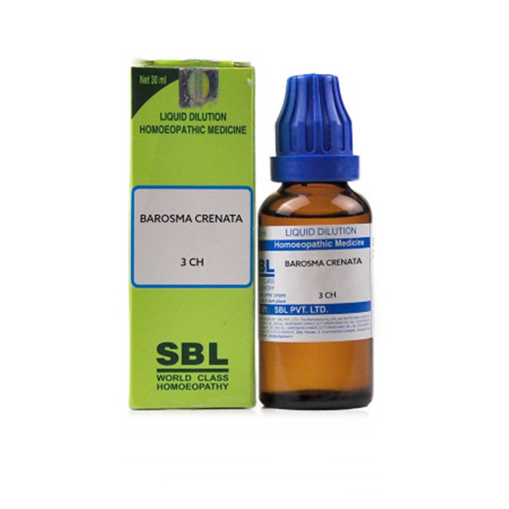 SBL Homeopathy Barosma Crenata Dilution 3 CH