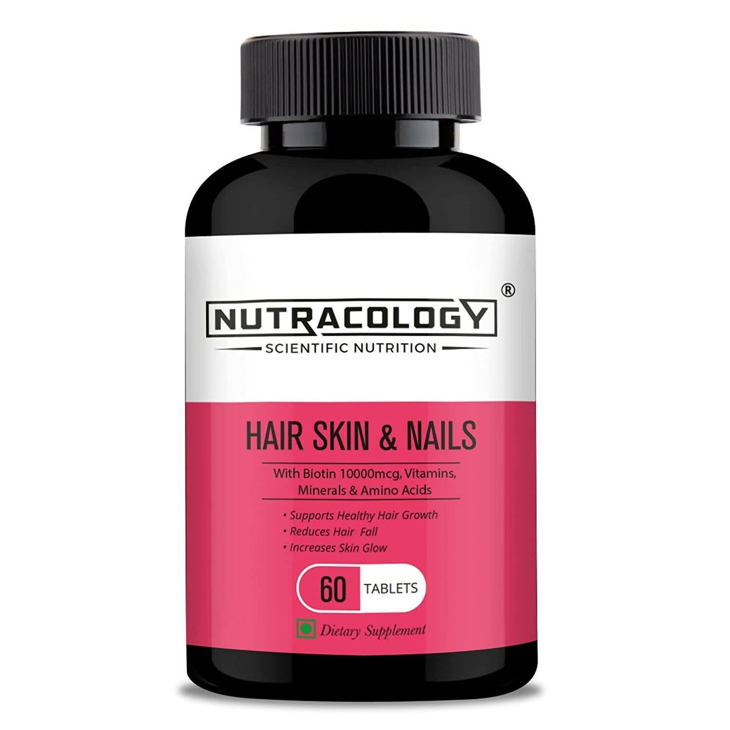 Nutracology Hair Skin & Nails For Hair Growth, Glowing Skin & Strong Nails Tablets TrueCure