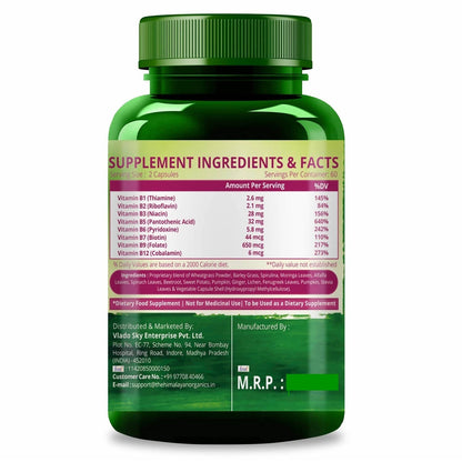 Himalayan Organics Plant Based B-Complex Capsules