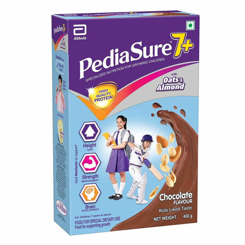 Pediasure 7 Plus Oats & Almond Nutrition Drink Powder Chocolate Flavour