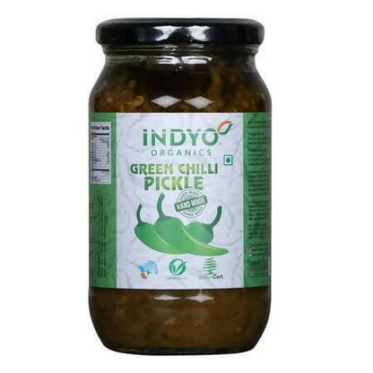 Indyo Organics Green Chilli Pickle TrueCure