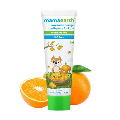 Mamaearth Awesome Orange Toothpaste For Kids