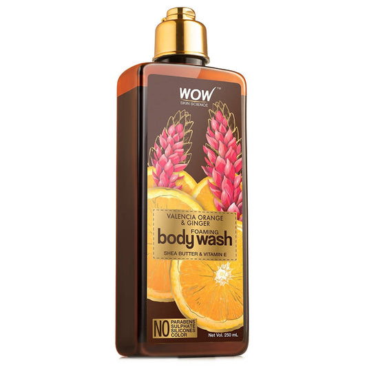 Wow Skin Science Valencia Orange & Ginger Foaming Body Wash