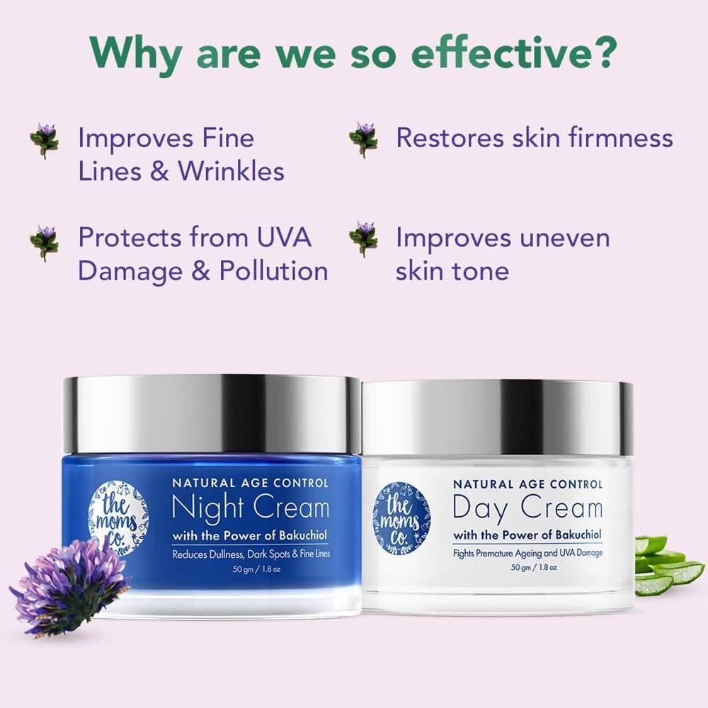 The Moms Co Natural Age Control Day And Night Care Combo