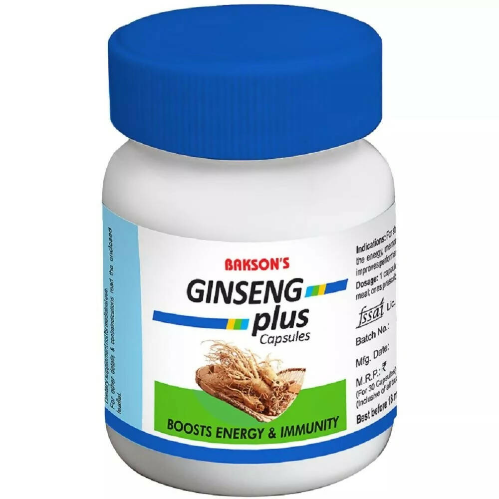 Bakson's Ginseng Plus Capsules 