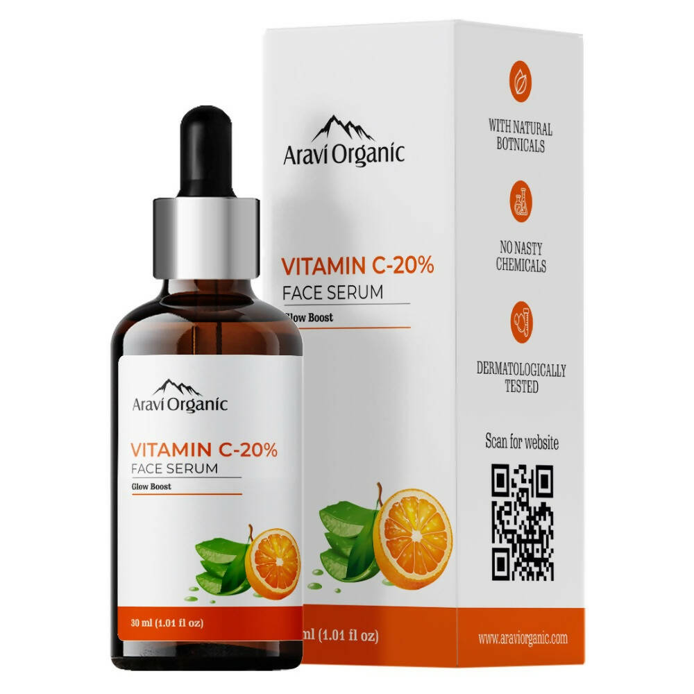 Aravi Organic 20% Vitamin C Face Serum 