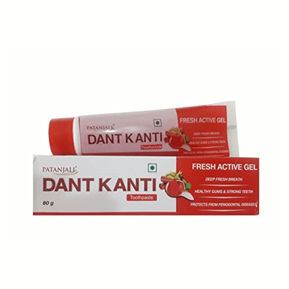 Patanjali Dant Kanti Fresh Active Gel (80 GM) TrueCure