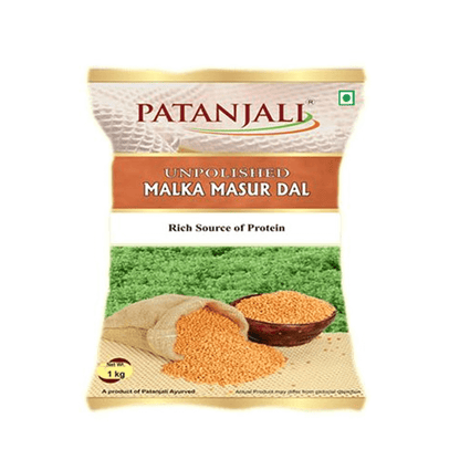 Patanjali Unpolished Malka Masur Dal (1 kg)