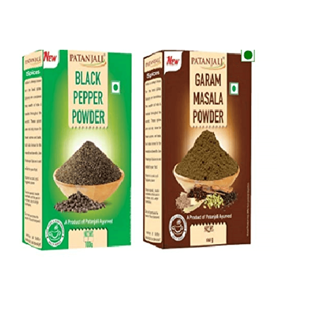 Patanjali Combo (Garam Masala & Black Pepper Powder)