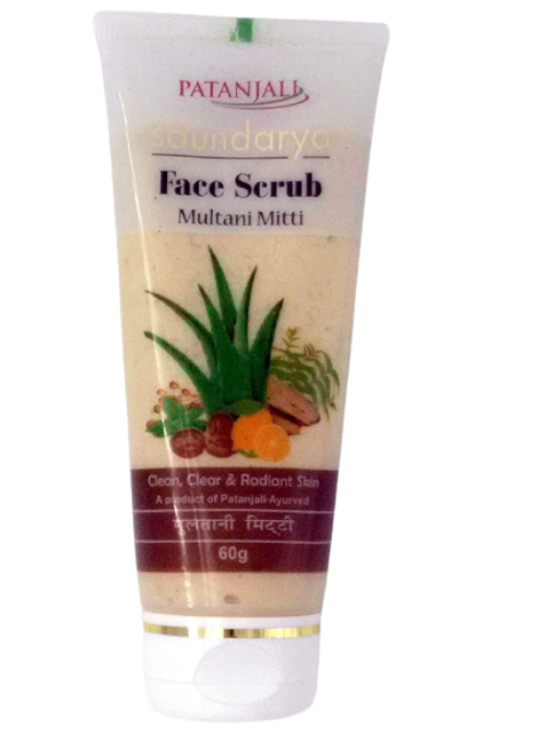 Patanjali Saundarya Multani Mitti Face Scrub 60 gm