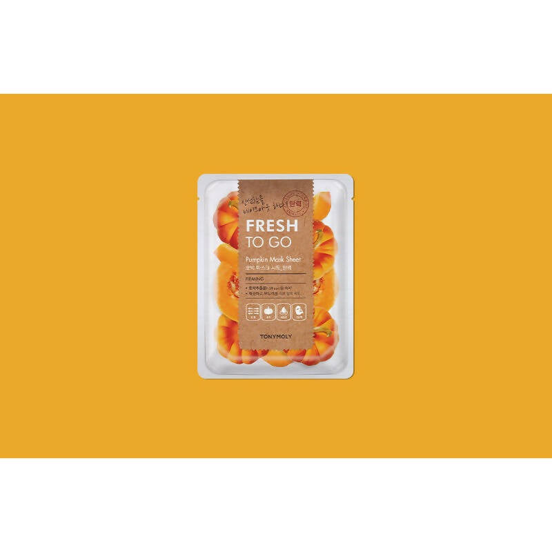 Tonymoly Fresh To Go Pumpkin Mask Sheet Firming