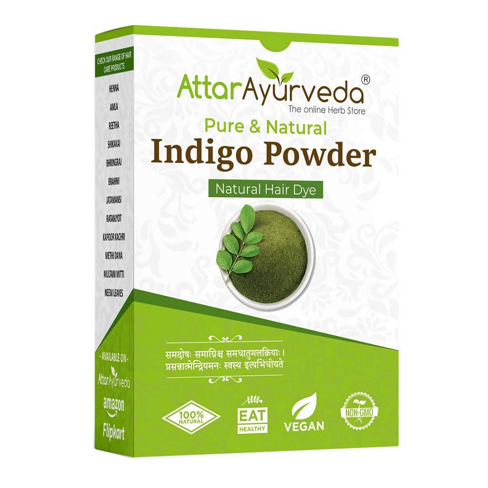 Attar Ayurveda Pure & Natural Indigo Powder Natural Hair Dye