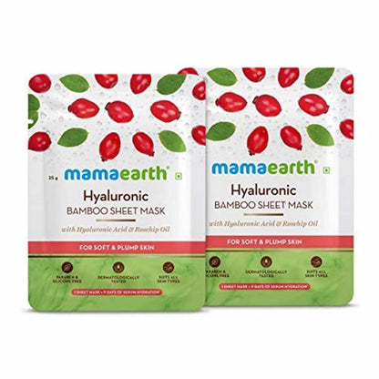 Buy Mamaearth Hyaluronic Bamboo Sheet Mask Online in USA from Chaijava. Fast shipping available.