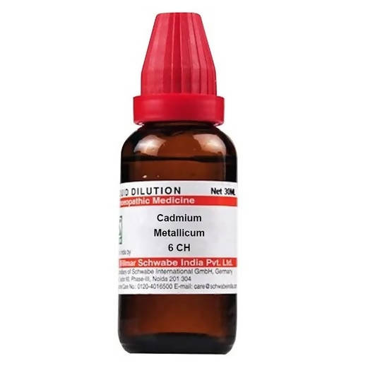 Dr. Willmar Schwabe India Cadmium Metallicum Dilution 6 ch