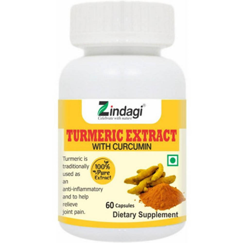 Zindagi Turmeric Extract With Curcumin Capsules TrueCure