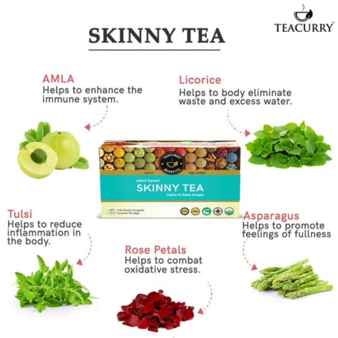 Teacurry Skinny Tea Bags - Drmedicart