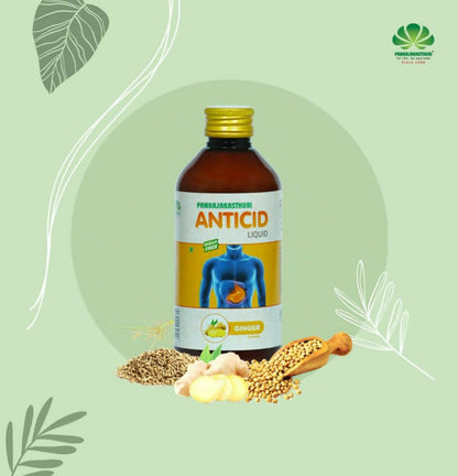 Pankajakasthuri Anticid Liquid Ginger