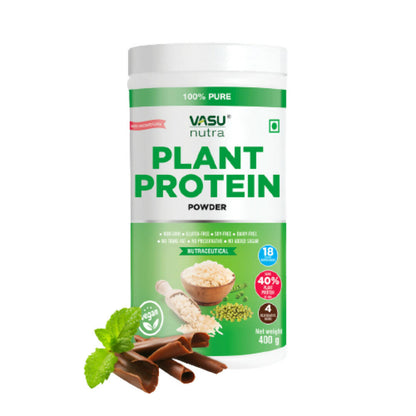 Vasu Nutra 100% Pure Plant Protein Powder TrueCure