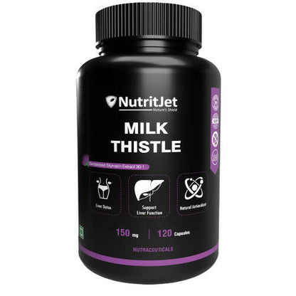 NutritJet Milk Thistle Veg Capsules TrueCure