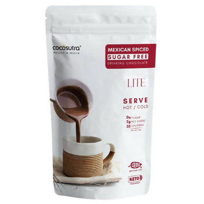 Cocosutra Lite -Sugar Free Drinking Chocolate Mix Mexican Spiced TrueCure