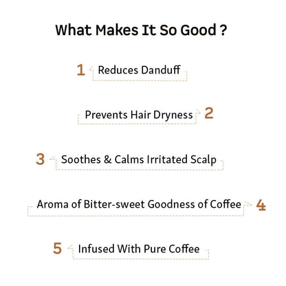 mCaffeine Naked & Raw Cappuccino Coffee Hair Mask