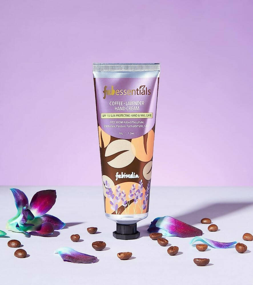 Fabessentials Coffee Lavender Hand Cream - SPF 15