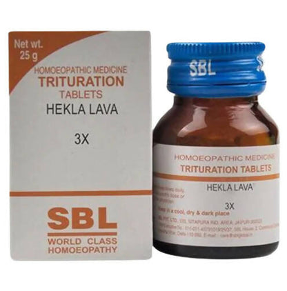 SBL Homeopathy Hekla Lava Trituration Tablets TrueCure