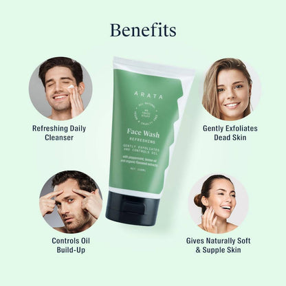 Arata Refreshing Face Wash