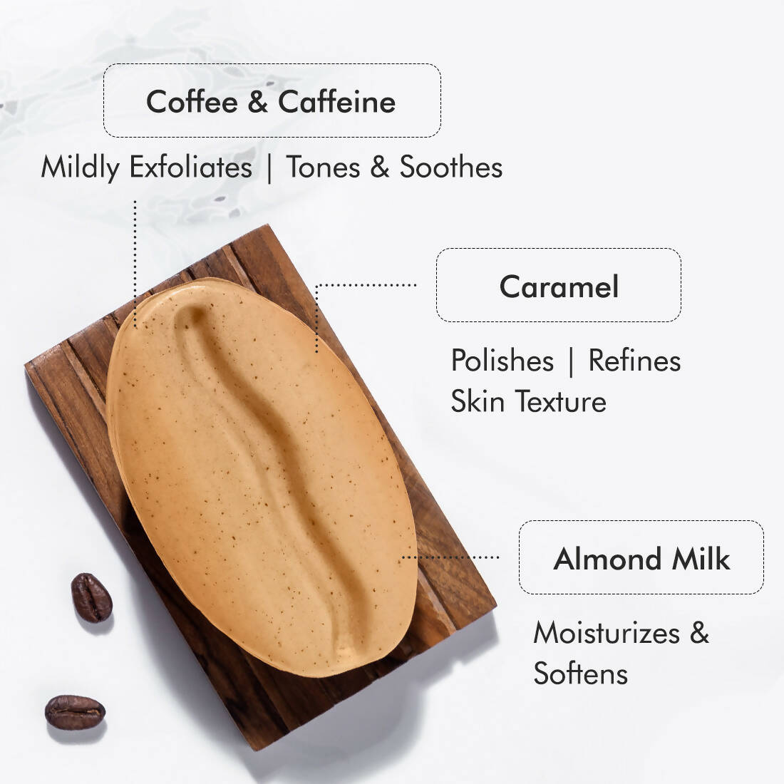 mCaffeine Exfoliating Coffee Bathing Bar