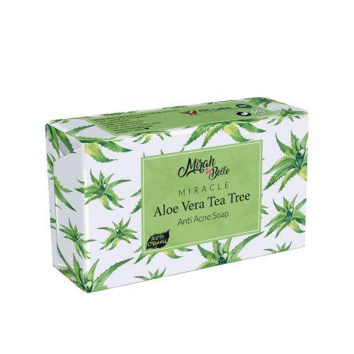 Buy Mirah Belle Aloe Vera Tea Tree Anti Acne Soap Online in USA from Chaijava. Fast shipping available.