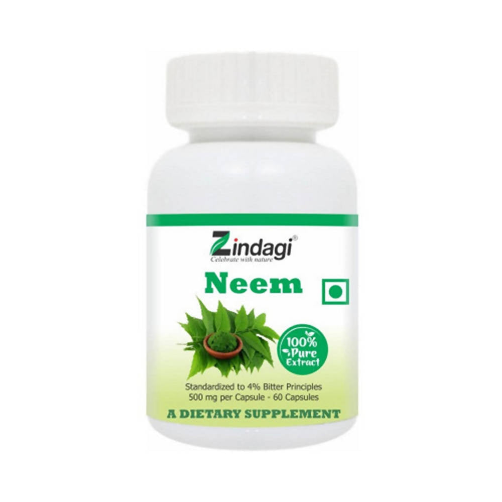 Zindagi 100% Neem Extract Capsules TrueCure