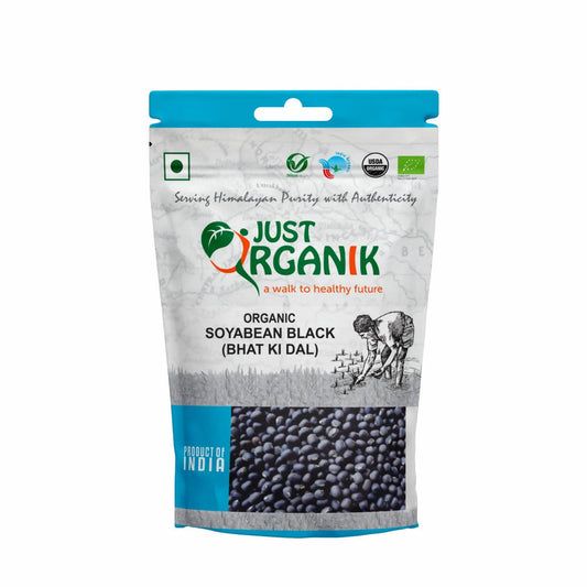 Just Organik Soyabean Black (Bhat Ki Dal) - Drmedicart