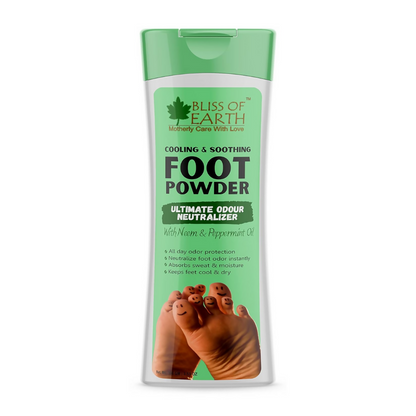 Bliss of Earth Foot Odour Remover Powder 