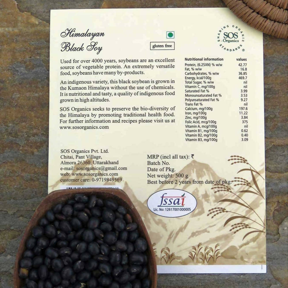 SOS Organics Himalayan Black Soy