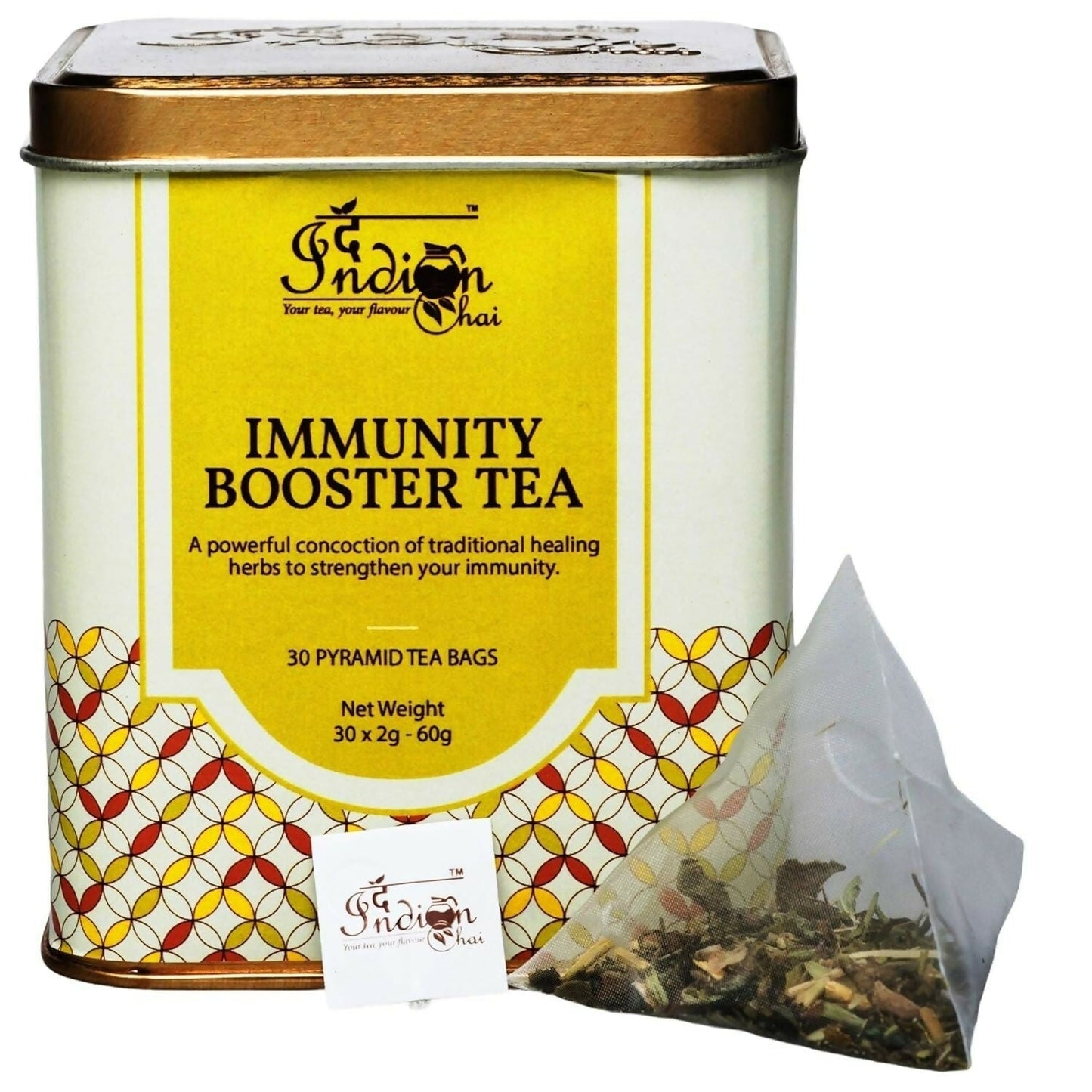 The Indian Chai - Immunity Booster Tea 30 Pyramid Tea Bags - Drmedicart