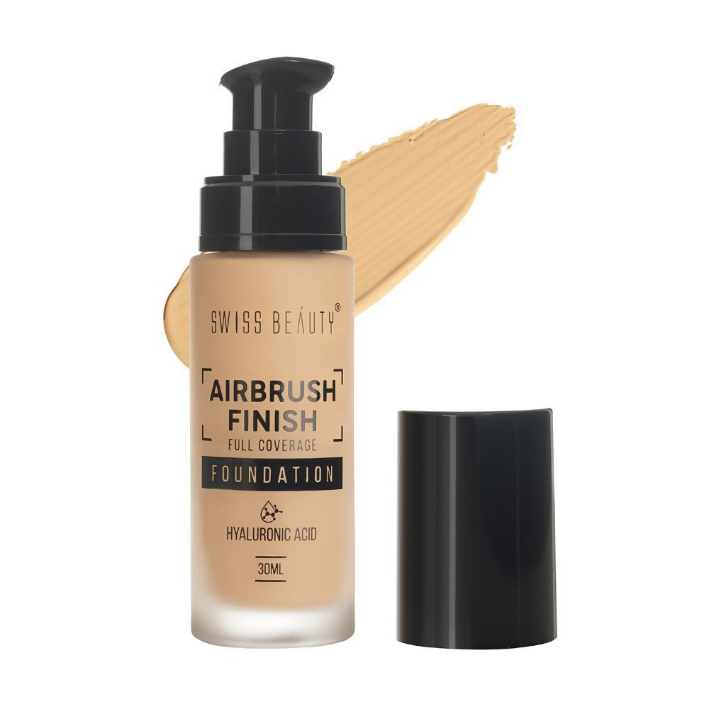 Swiss Beauty Airbrush Finish Full Coverage Foundation Fair Ivory TrueCure